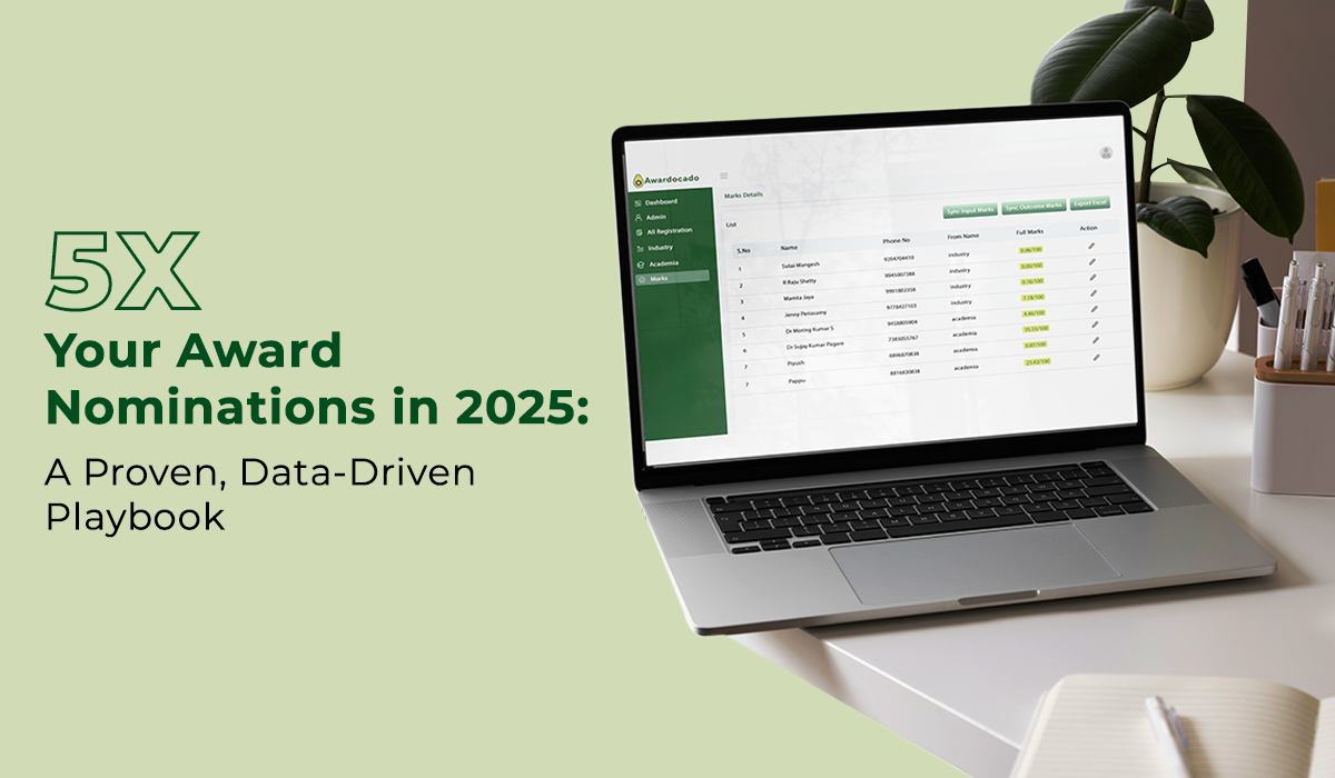 5x Your Award Nominations in 2025: A Proven, Data-Driven Playbook