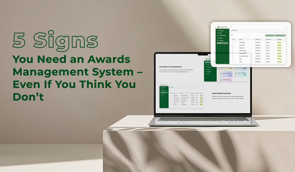 5 Signs You Need an Award Management System – Even If You Think You Don't